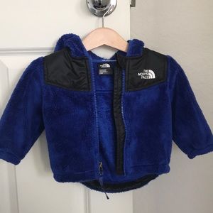 North face oso jacket 3-6 months blue